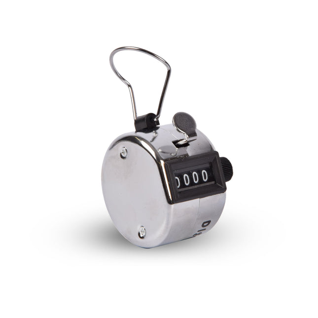 Handteller | Teller | Tally Counter | 45g | analog| metaal | Met duimring voor gemakkelijk gebruik | 5.5x3cm 