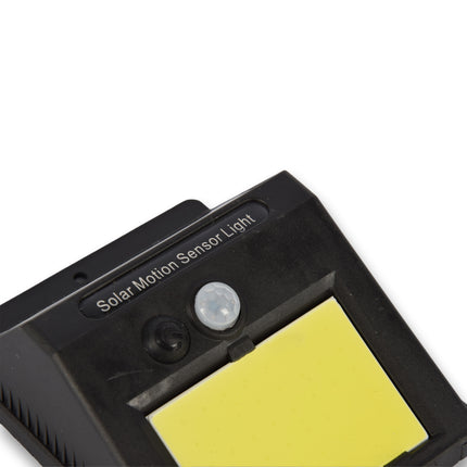 Moderne Zwarte LED Wandlamp voor Buiten - Vierkante Muurlamp met Zonne-energie - 1200mAh Batterij - Automatische Sensor - Geschikt voor Tuin, Patio en Oprit - 12.5x9.5x5cm