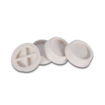 Discountershop® Trillingsdempers | 4 Set | Wasmachine trillingsdempers | 165 gram | Wit | kunststof | Antislip | 6.5cm*2cm 
