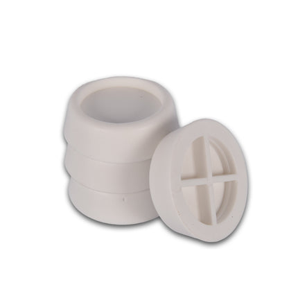 Discountershop® Trillingsdempers | 4 Set | Wasmachine trillingsdempers | 165 gram | Wit | kunststof | Antislip | 6.5cm*2cm 