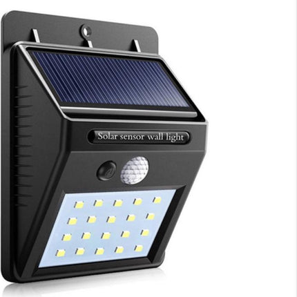 2x Automatische Solar LED lamp - 40 LED - Bewegingssensor - Zonne-energie - Tuinverlichting voor hek en wand