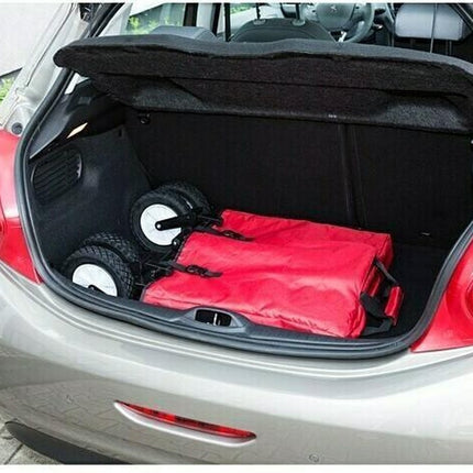 Opvouwbare Bolderkar – Multifunctionele Kar – Handwagen - 90x50x100cm – Rood