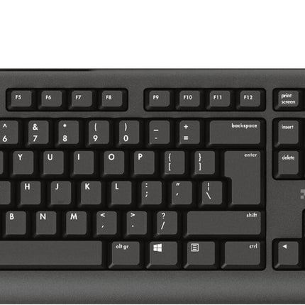 Toetsenbord en Muis trust - QWERTY - Zwart Een simpel setje voor een goede basis