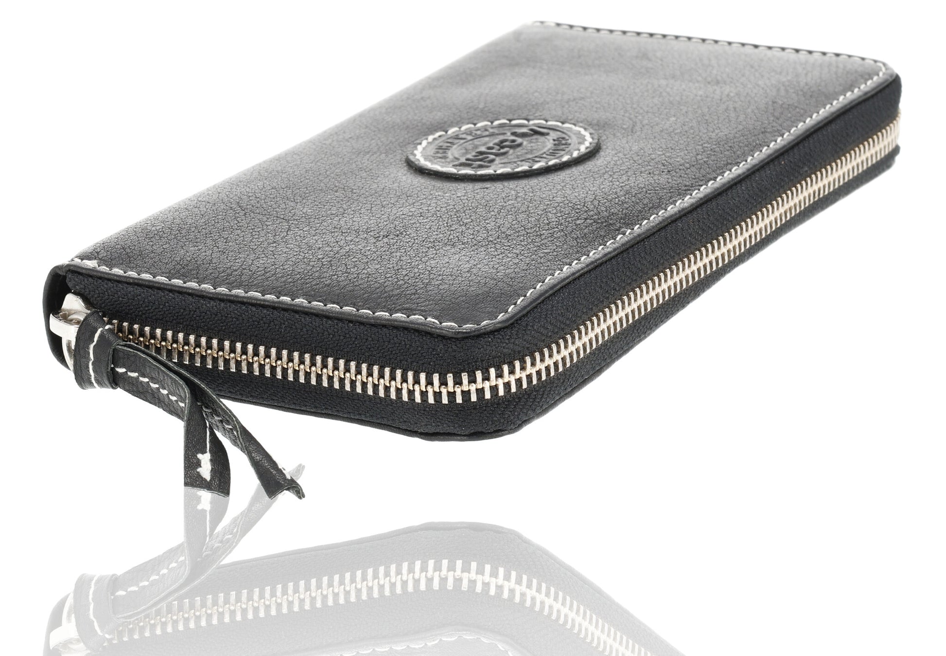 Zwarte Dames Portemonnee Met Rits | Leren Portemonnee met RFID - 12 Pasjeshouders, Briefgeld & Muntvak | 20x10x2.5cm | | Beste Portemonnee als Cadeautjes 
