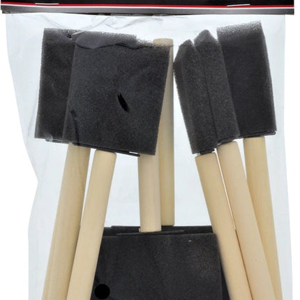 Spons Schilderkwast - Painting Brush Set - Schilderen verf kwasten 8 stuks- 8 x foambrush DIY