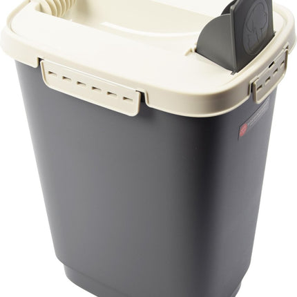 Set van 3x Voeropslag Hond en Kat | 6+4liter| Voedercontainer |Voerton |Hondenvoer/kattenbak |Katten |Voer | Kattencontainer | Droogvoer |Voedselbak | Container |Kattenbakvulling |Hondenbakvulling