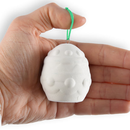 Schilderset voor Pasen - Multi Kleur - Kunststof - 6cmx5cm - Inhoud: 1 keramisch figuur (2.5ml), 3 kleuren verf (0.088fl.), 1 verfkwast