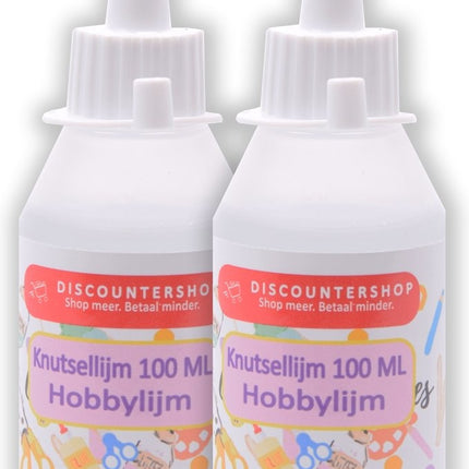 2x Knutsellijm 100ml - Knutsellijm - Lijm - All purpose glue - Glue - Kinderlijm - Knutselen - Goedkope knutsellijm 