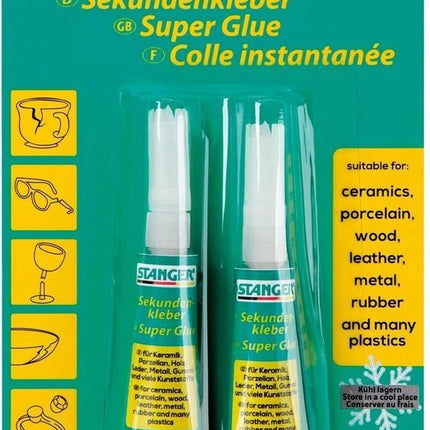 4 X Superlijm , super glue extra strong 3 gram per tube 4 X Superlijm , super glue extra strong 3 gram per tube - Secondelijm voor alle doeleinden - Secondelijm - secondelijm - seconde - Superglue - Tube 12 gram