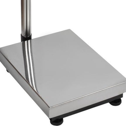 Discountershop® Digitale Platformweegschaal - 65 x 30 x 40 cm - Plateau Weegschaal - Tot 100 kg