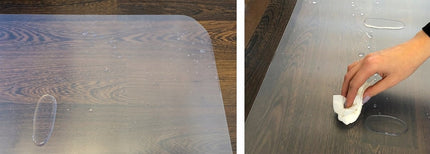 Vloerbeschermer bureaustoel PVC - vloerbeschermer voor harde vloeren 130cm x 90 cm- Beschermmat