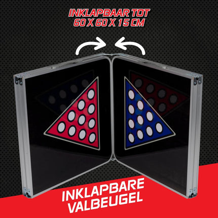 Lifetime Games Beerpong-Tafel - Opgezet 240 x 60 x 70 cm - Opvouwbaar tot 60 x 60 x 15 cm - met Handvat
