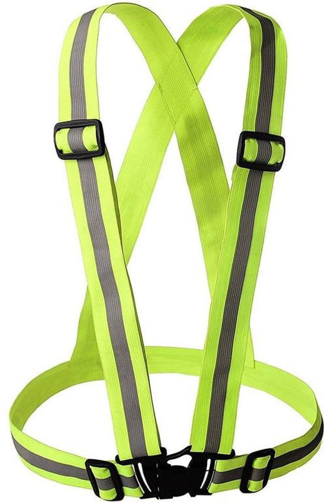 Unisex Veiligheid Hoge Zichtbaarheid reflectie - Unisex Veiligheid Hoge Zichtbaarheid reflectie vest Outdoor Running Fietsen Harnas Vest Reflecterende Riem Veiligheid Jas