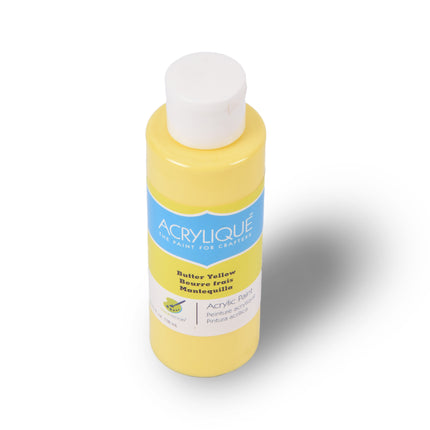 Boter Geel: Hoogwaardige Merkloze Acrylverf voor Schilderen en Knutselen – 118ml