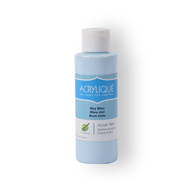 Merkloze Acrylverf in Hemelsblauwe Kleur - Ideaal voor Schilderen en Knutselen – 118ml