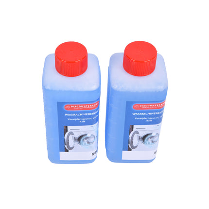 Krachtige Wasmachinereiniger - Schoonmaakmiddelen - Reinigingsmiddel - 2 stuks x 500ml - Blauw – Kunststof