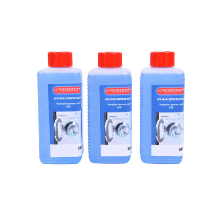 Blauwe Wasmachinereiniger - 3 stuks x 500 ml - Duurzame Schoonmaakmiddelen - Effectief Reinigingsmiddel