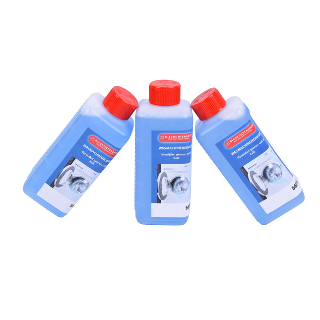 Blauwe Wasmachinereiniger - 3 stuks x 500 ml - Duurzame Schoonmaakmiddelen - Effectief Reinigingsmiddel