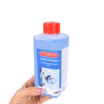 Verfrissende Blauwe Reiniger voor Wasmachines - 6 Flessen van 500ml - Reinigingsoplossing voor een Vlekkeloze Machine