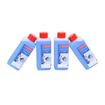 Diepe Reinigingskracht voor Uw Wasmachine - Blauwe Wasmachinereiniger - 4x500ml Flessen - 2160g