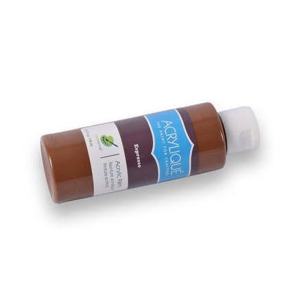 Espresso Bliss: Hoogwaardige Merkloze Acrylverf voor Schilderen en Knutselen – 118ml
