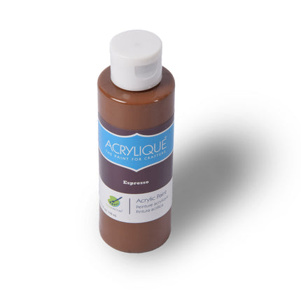Espresso Bliss: Hoogwaardige Merkloze Acrylverf voor Schilderen en Knutselen – 118ml