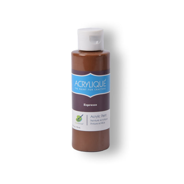 Espresso Bliss: Hoogwaardige Merkloze Acrylverf voor Schilderen en Knutselen – 118ml