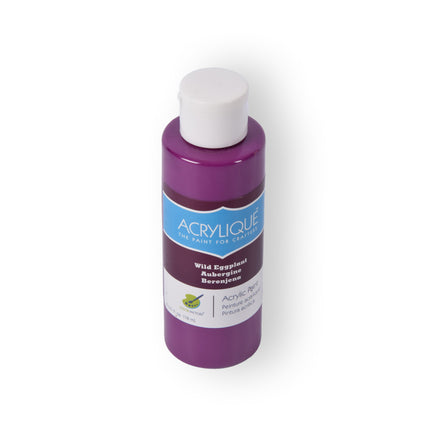 Premium Kwaliteit Acrylverf zonder Merk in Levendig Wilde Aubergine Kleur - Geschikt voor Kunst en Knutselen - 118ml
