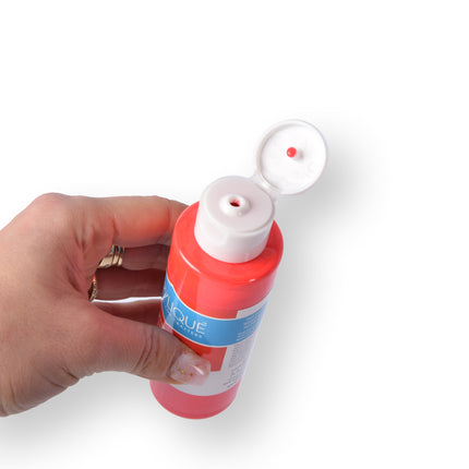 Neon Rood Acrylverf zonder Merk - Hoogwaardige Keuze voor Schilderen en Knutselen - 118ml