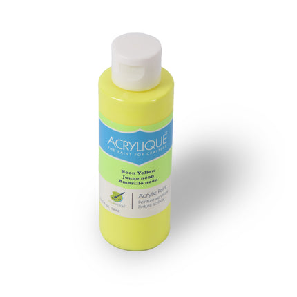 Levendige Neon Gele Acrylverf - Premium Kwaliteit voor Schilderen en Knutselen - 118ml