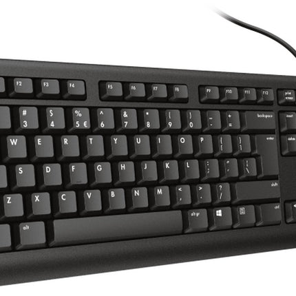 Toetsenbord en Muis trust - QWERTY - Zwart Een simpel setje voor een goede basis
