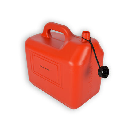 1x | Jerrykan | met trechter | Rood | Polyethylene | met afsluitbare kap | 20 liter | Benzinekan | Jerrycanhouder | 38cm*22cm37cm
