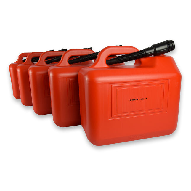 Jerrykan 20 liter met trechter met afsluitbare kap | Benzinekan | Jerrycanhouder | 38cm*22cm37cm