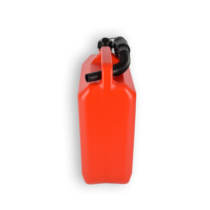 1x | Jerrykan | met trechter | Rood | Polyethylene | met afsluitbare kap | 10 liter | Benzinekan | Jerrycanhouder | 37.5cm*14.5cm*26.5cm