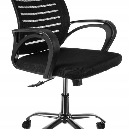 Ergonomische Bureaustoel - Volwassenen - Verstelbaar - Netbekleding - Zwart