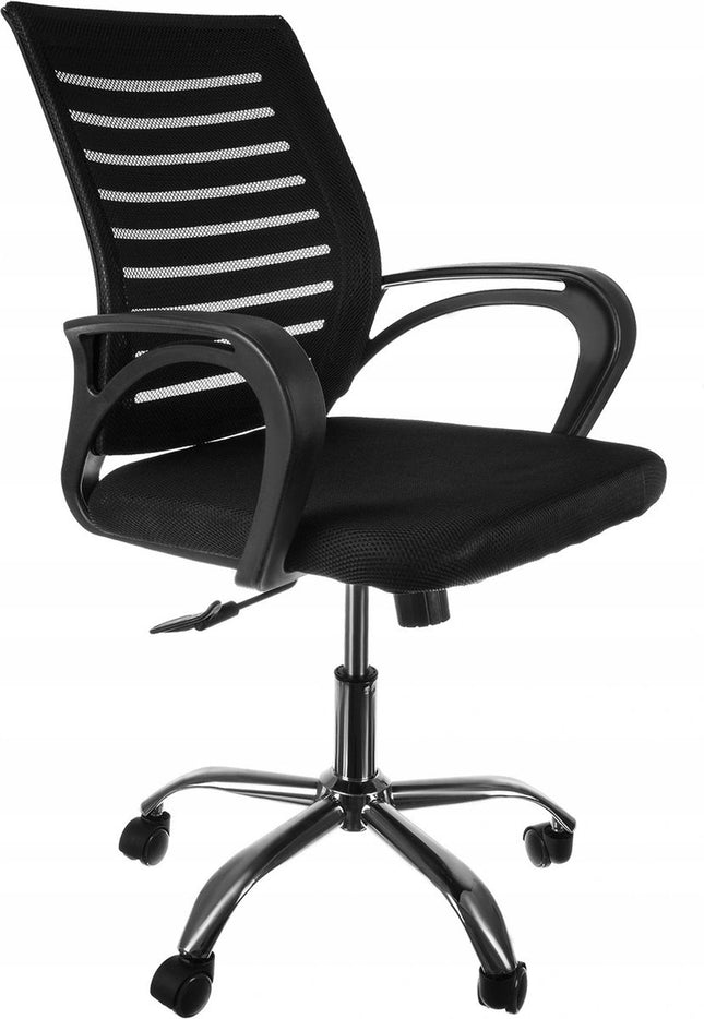 Ergonomische Bureaustoel - Volwassenen - Verstelbaar - Netbekleding - Zwart