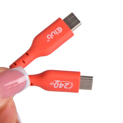 Duurzame Rode Type-C Bi Directional USB-Kabel - Snelle Oplaadkabel met 480Mb Dataoverdracht en 240W PD