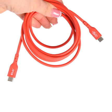 Duurzame Rode Type-C Bi Directional USB-Kabel - Snelle Oplaadkabel met 480Mb Dataoverdracht en 240W PD