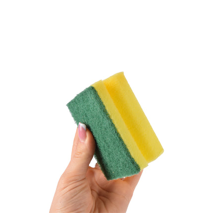 4x Efficiënte Reiniging met Schuurpads en Spons - 9cmx7cmx4.5cm - Gekleurde Schuurlapjes - Keukenspons – Afwasspons