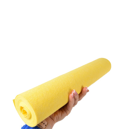 Hoogwaardige Gele Poetsdoeken - 4M Lengte - Schoonmaakdoeken - 38cm Breedte - Microvezeldoeken - 70% Viscose -Poetslappen - 30% Polyester