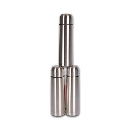 Set van 3 RVS Thermosflessen 750 ml - Dubbelwandige Isolatieflessen met Deksel - Thermoskan voor Outdoor Activiteiten
