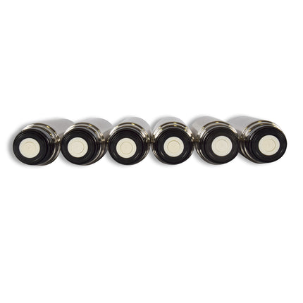 6x | Thermosfles | Isoleerfles | zilver | Thermoskan | 750ml | RVS thermosfles | Isolatiekan | Drinkfles | 8cm*28.5cm