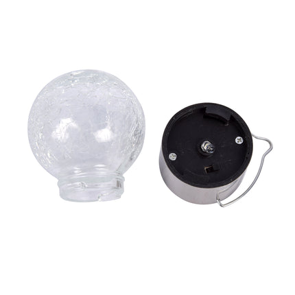 Zonne-lampen voor Sfeervolle Tuinverlichting - Set van 2 - Zilver - Afmetingen: ca. 9x6cm - Solar Lampen incl. batterijen