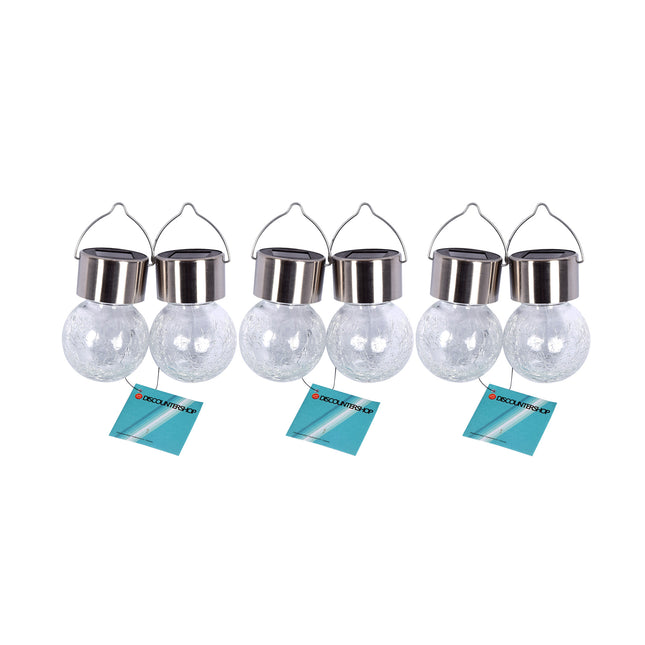 6stuks Sfeervolle Zonne-lampen - 9cmx6cm voor Jouw Tuin: Duurzaam, Stijlvol en Efficiënt! Ni-Mh 1.2V en incl. Batterijen