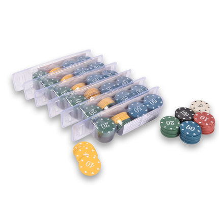 7 set| Poker chips | Poker set | pokerspel | casino | Inclusief 300+ Chips | pokeren | 20.5CMx6.5CMx5CM