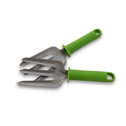 Tuingereedschap | Schoffel | 3-delig | roestvrij staal | Tuinieren | 448g | Tuinonderhoud | Tuingereedschap set | Tuinspullen | 37 x 6 x 13 cm 