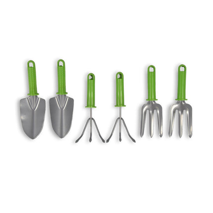 Tuingereedschap | Schoffel | 3-delig | roestvrij staal | Tuinieren | 448g | Tuinonderhoud | Tuingereedschap set | Tuinspullen | 37 x 6 x 13 cm 