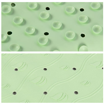 Stijlvolle Groene Badmat - 76x36cm - Natuurlijk Rubber - 535g - Enkelvoudig Stuk