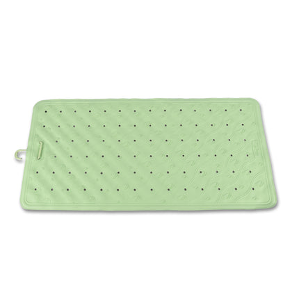 Stijlvolle Groene Badmat - 76x36cm - Natuurlijk Rubber - 535g - Enkelvoudig Stuk