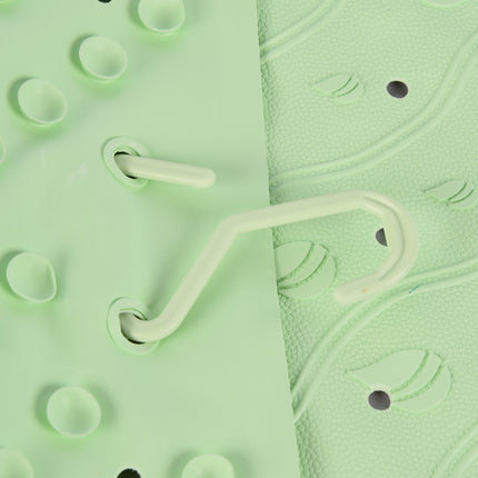 Stijlvolle Groene Badmat - 76x36cm - Natuurlijk Rubber - 535g - Enkelvoudig Stuk